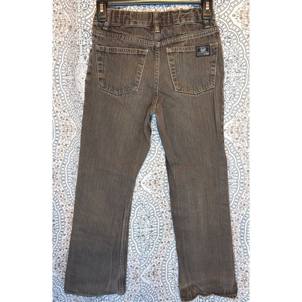 Gap Straight Fit Brown Denim Jeans Size 10 Pre-Owned - Picture 3 of 11